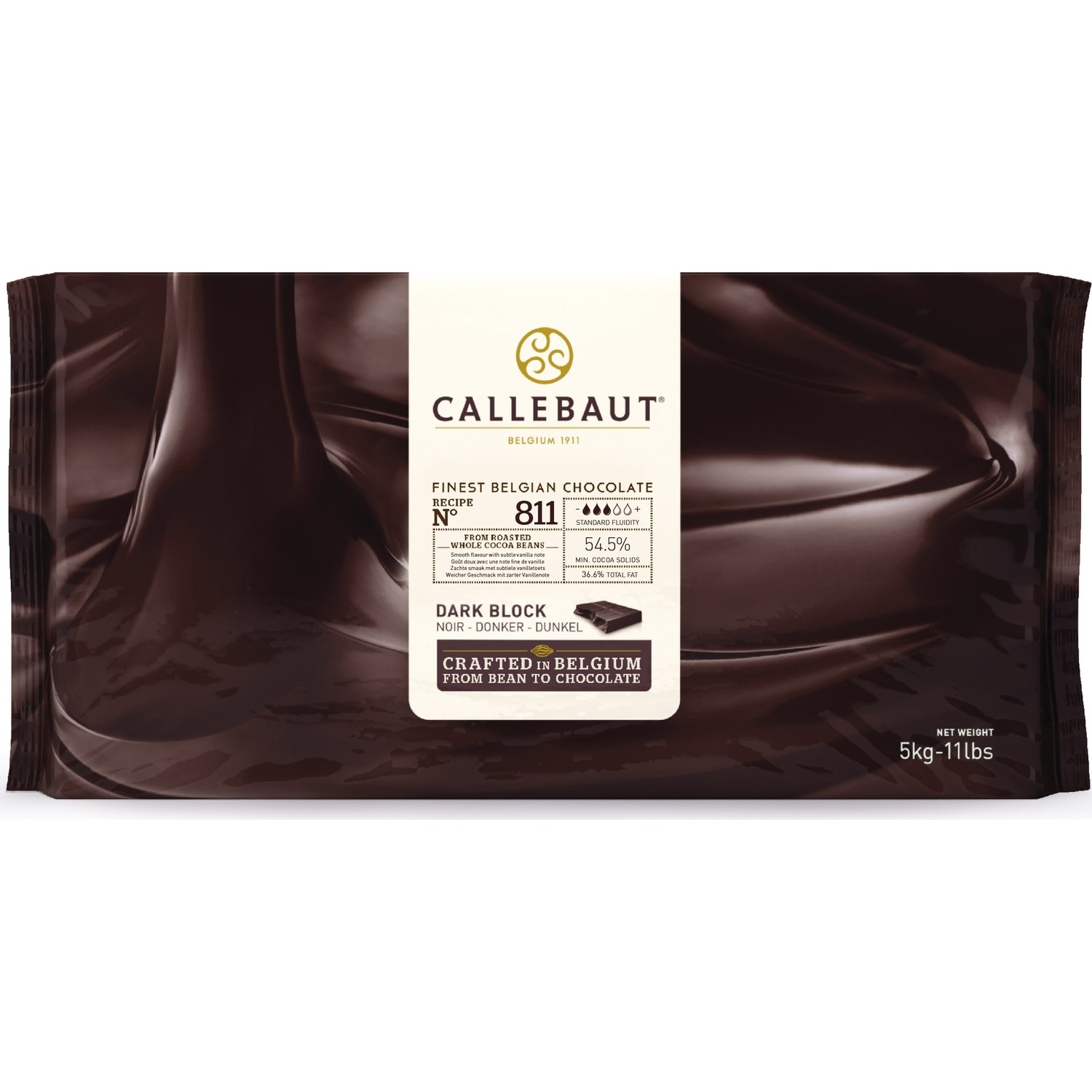Callebaut Kuvertür Bitter Blok Recipe N° 811 5 Kilo (5 Adet)