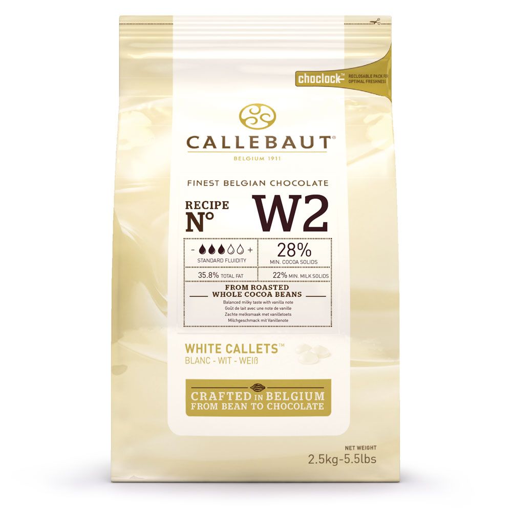Callebaut W2 Beyaz Kuvertür Drop 10 Kilo (2 Adet)