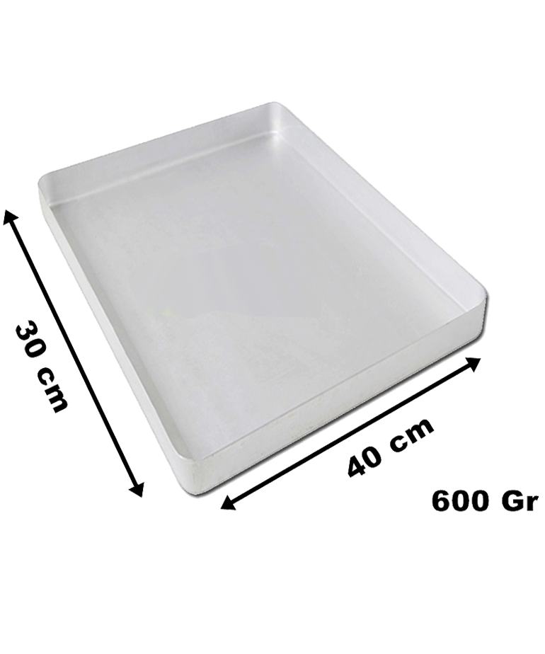 Alüminyum Baklava Tepsisi 30 cm*40 cm 600 gram