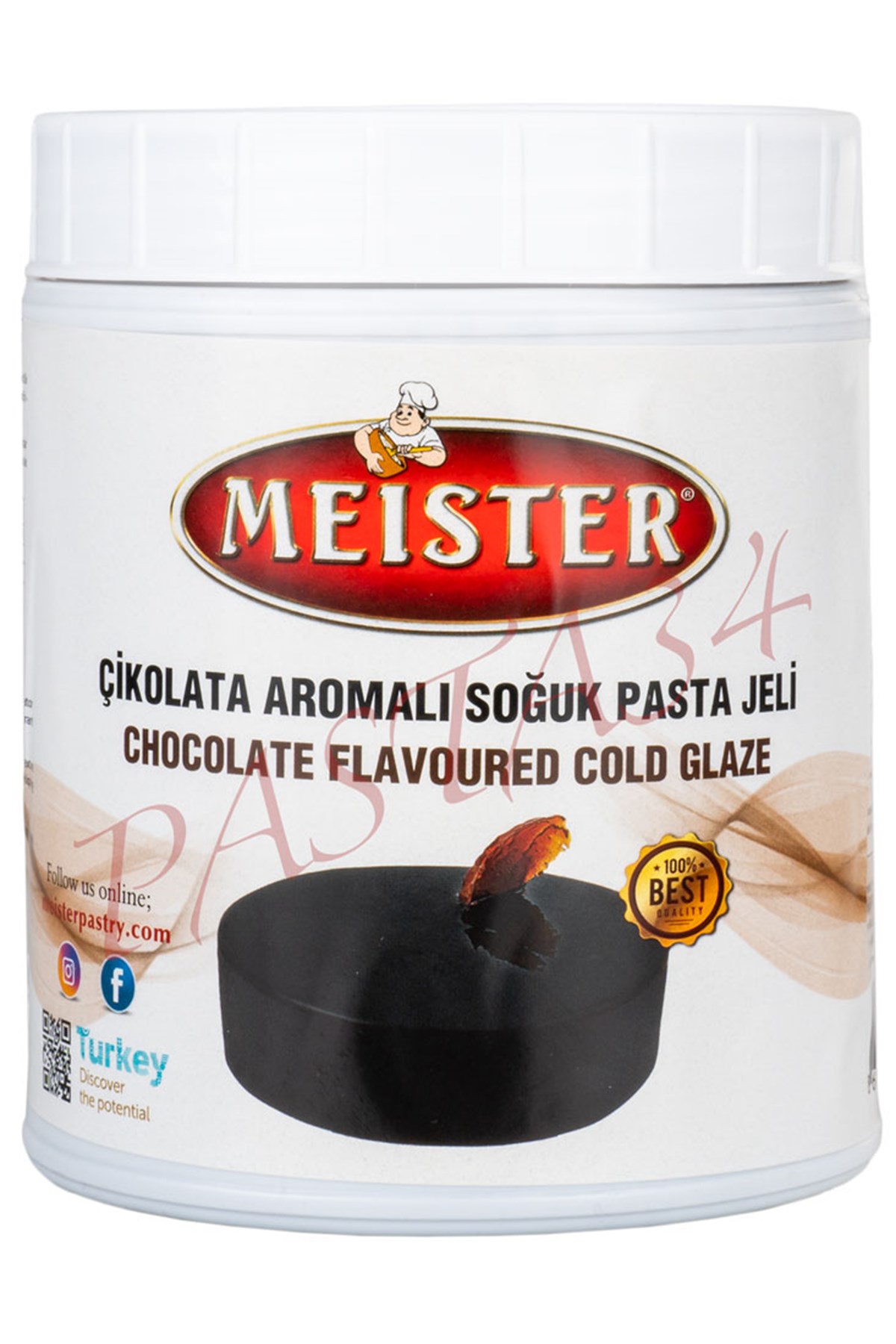 Meister Pasta Jeli Çikolata Aromalı 7 Kilo (2 Adet)